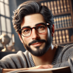 Amir learning Gemara