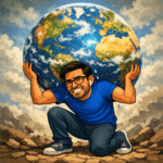 Without Bitachon, you are holding the world on your shoulders.